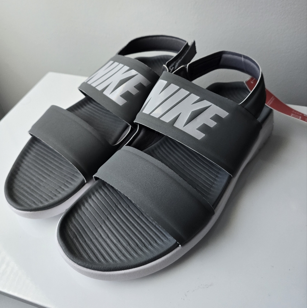 Nike Air Tanjun Sandals Slides Gray Women's NWT